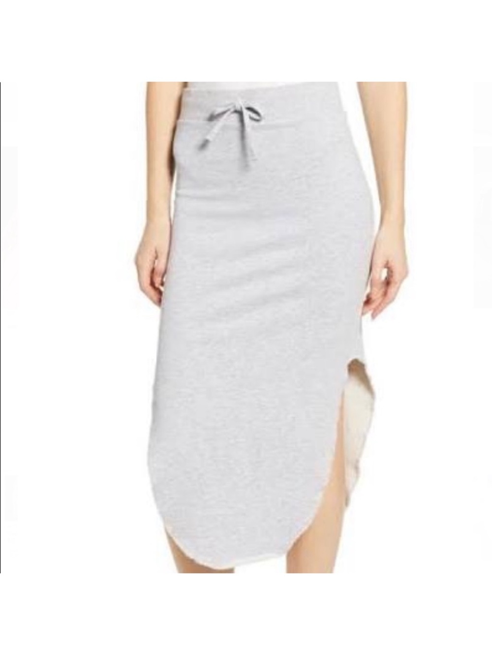 Frank and Eileen tee lab tie waist fleece skirt small